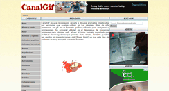 Desktop Screenshot of canalgif.net